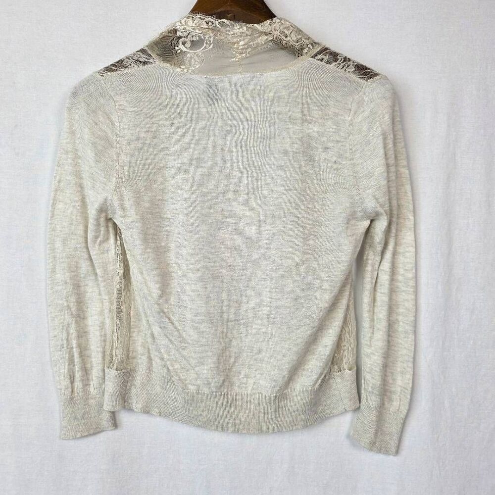 Maurices Long Open Front Striped Duster Cardigan M - Picture 6 of 7